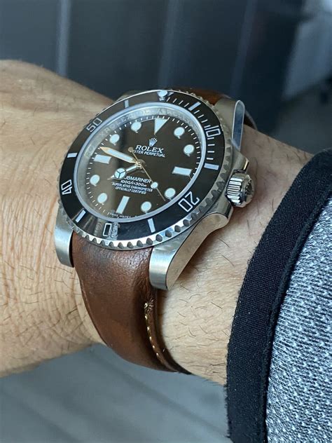 leather maker store rolex review|rolex submariner leather.